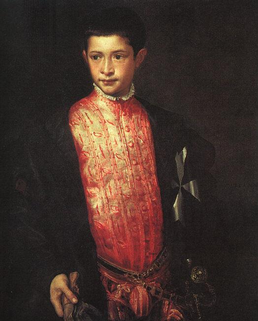 TIZIANO Vecellio Portrait of Ranuccio Farnese ar France oil painting art